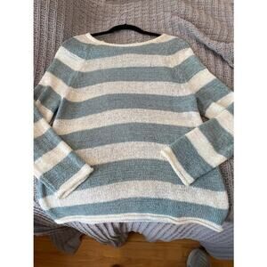 Soft Loft Sweater Size Large Striped